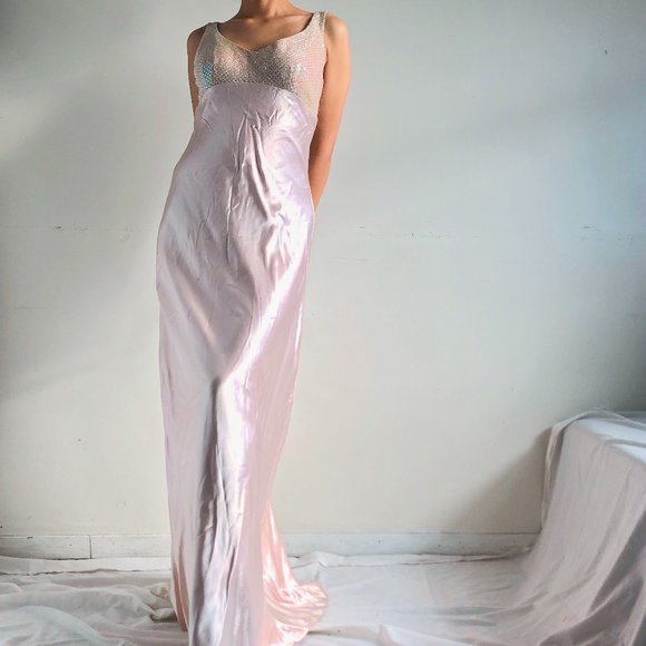 Pastel Maxi Slip Dresses